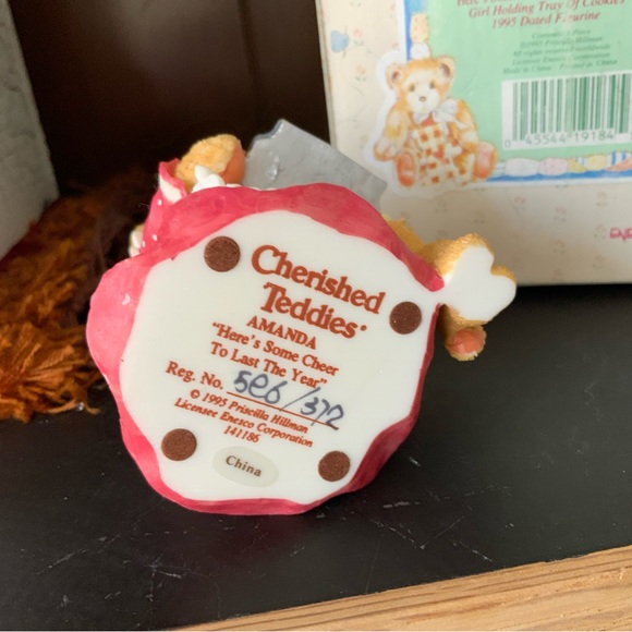 Cherished Teddies Amanda “Here’s Some Cheer To Last The Year” - Picture 3 of 4